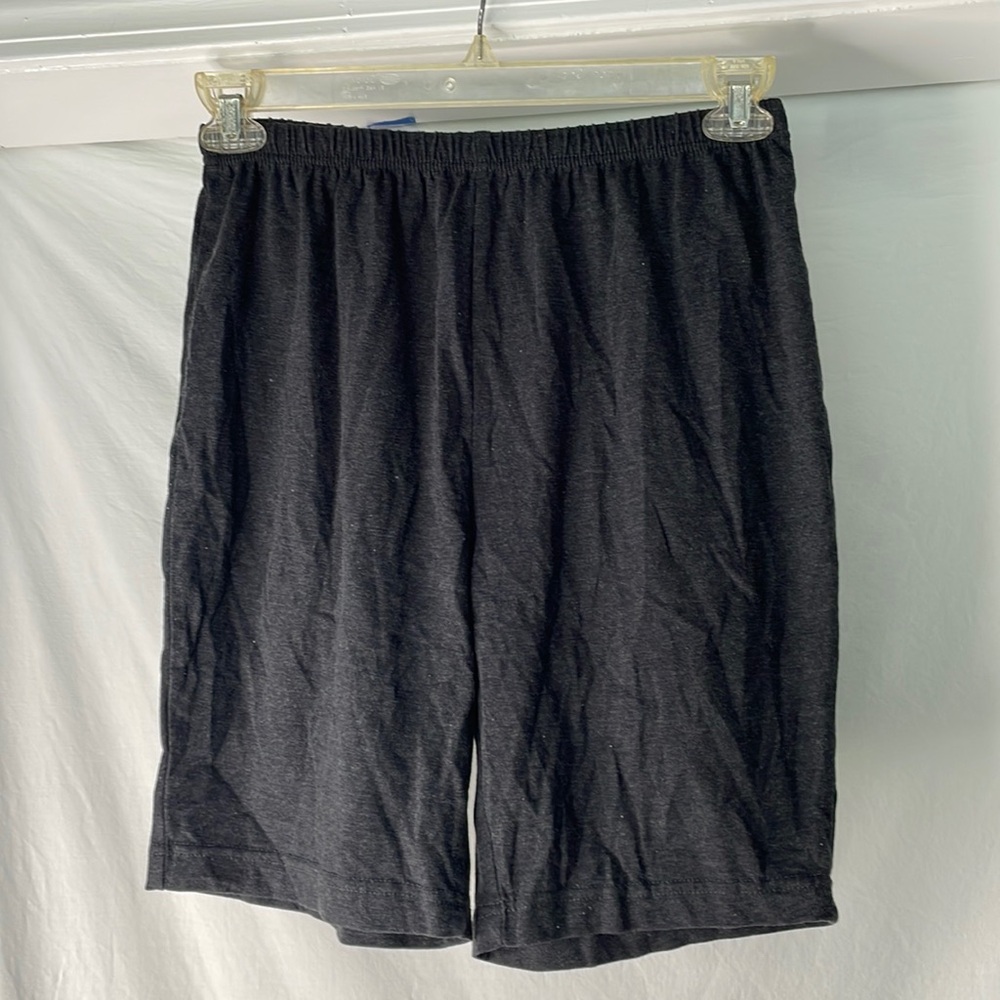 Woman within size large 60% cotton 35% polyester 5% spandex bike shorts